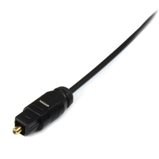 Cable Startech, 3M, toslink audio digital óptico, negro