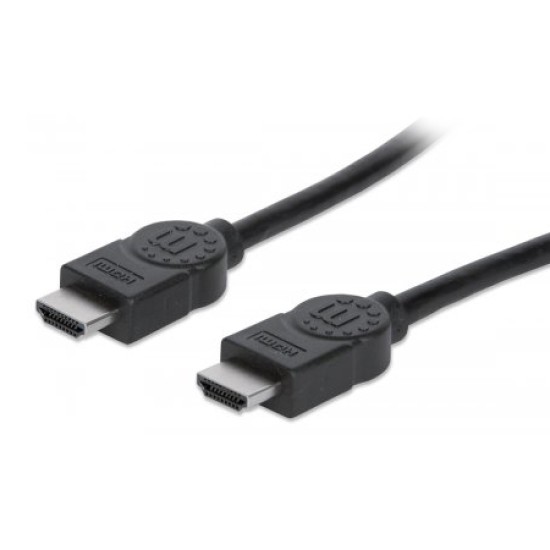 Cable HDMI 1.4 M-M de 10mts+Ethernet Manhattan, 323246