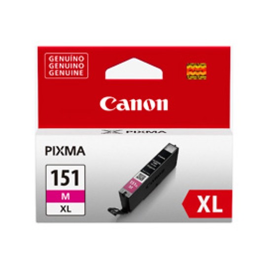 Cartucho de tinta Canon CLI-151XL M, Magenta, 6479B001AA