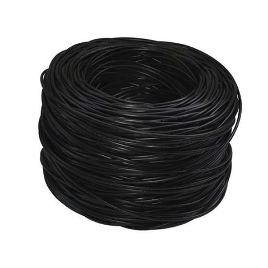 Bobina de 305 metros de cable UTP categoría 6,  X-Case color negro
