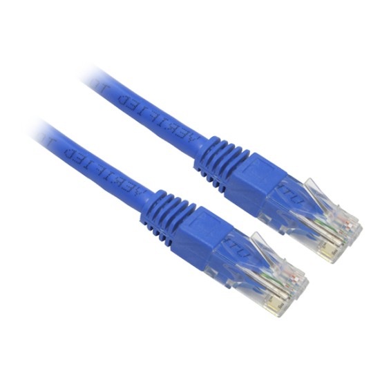 Cable Red UTP Cat.6 de 1.0metros azul X-Case CAUTP6100