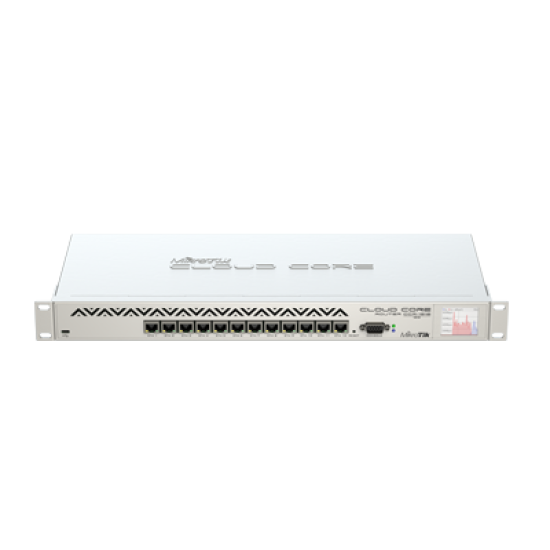 Router Cloudcore Mikrotik CCR1016-12G, 12 ptos Gigabit+1USB