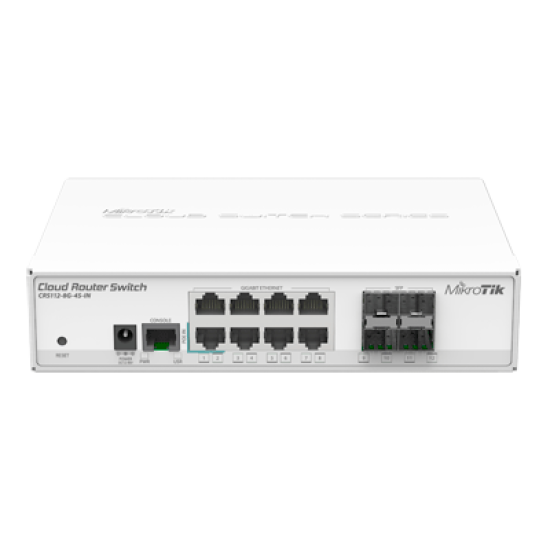 Cloud Switch Router Mikrotik CRS112-8G-4S-IN 8ptos Gigabit