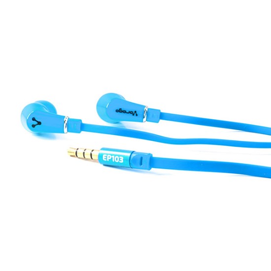 Audífonos Vorago EP-103 azul 3.5mm, Manos Libres, EP-103-BL