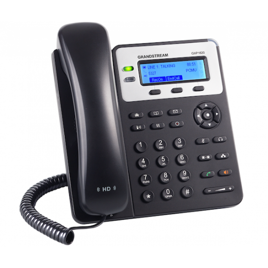 Teléfono IP SMB Grandstream GXP1620, 2 líneas, 3 vías, 5VCD