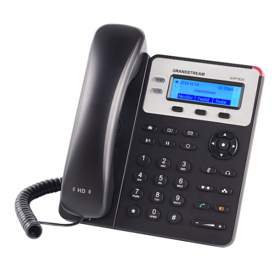 Teléfono IP Grandstream GXP1625, 2 líneas, 3 vías, POE