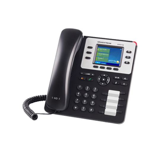 Teléfono IP Grandstream GXP2130, 3 líneas, 4 vías, POE