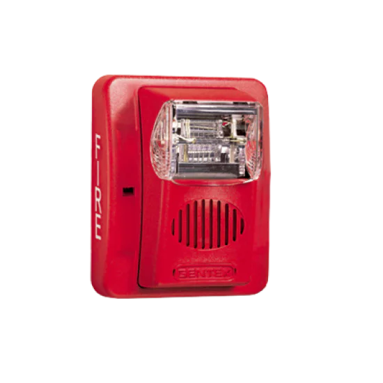Sirena/Estrobo, rojo, 24 VCD, Hochiki HEC324WR