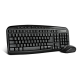 Kit teclado y mouse inalámbrico Vorago KM-303 negro