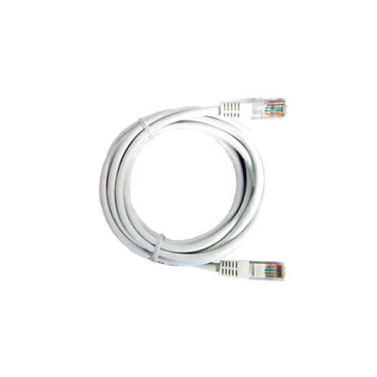 Cable de red UTP Linkedpro CAT5E 1 metro color blanco