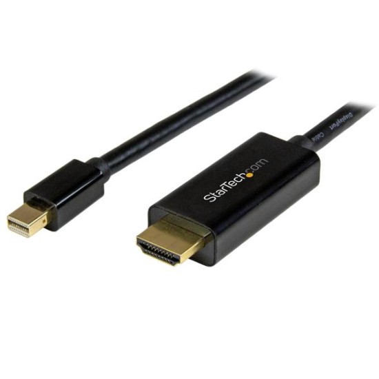 Cable minidisplayport a HDMI de 2.0mts. Startech MDP2HDMM2MB