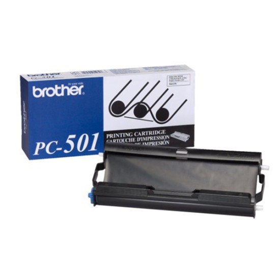 Tóner Brother PC-501 soporte p/FAX575 150hjs carta