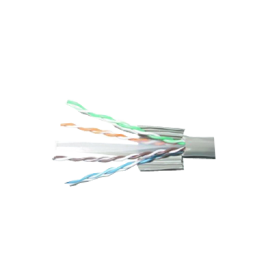 Bobina de cable UTP CAT6A azul, 10G-BASE T p/CCTV, 305metros