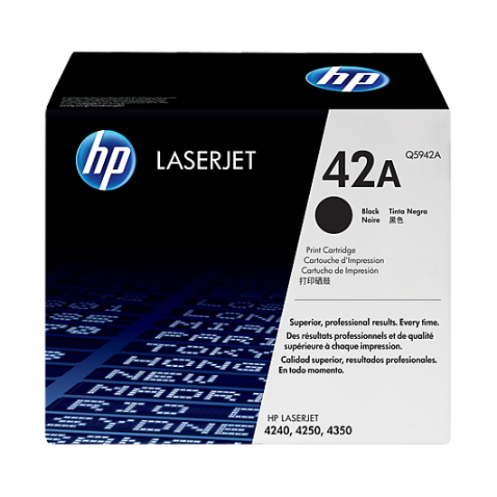 Tóner HP 42A p/Laserjet 4250/4350 negro Q5942A (10,000 pag.)