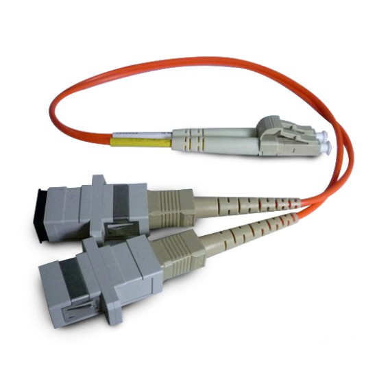 Convertidor fibra óptica dúplex SC a LC multimodo, SC-LC