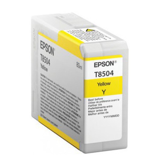Tinta Epson Ultrachrome HD Amarillo T850400