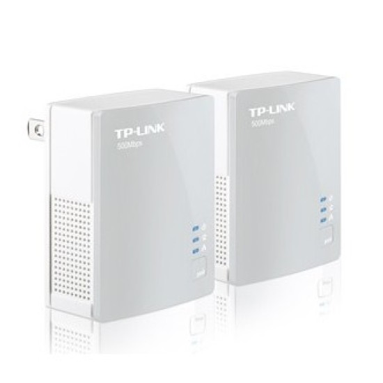 Adaptador Powerline TP-Link TL-PA4010KIT, TWINPACK KIT, 500MBPS
