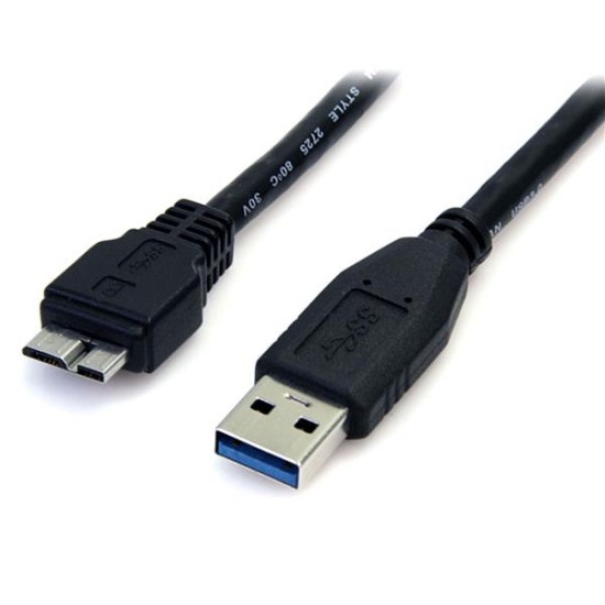 Cable MicroUSB-B a USB-A macho de 50cm Startech USB3AUB50CMB