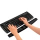 Keyboard Pad tipo gel para escritorio negro, 058950