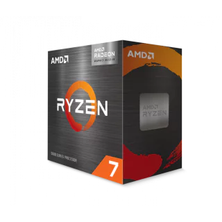 Procesador AMD Ryzen 7 5700G A 3.8GHZ Socket AM4, 5A Generacion/ 65W/ 8 Nucleos/ Graficos Integrados, 100-100000263BOX