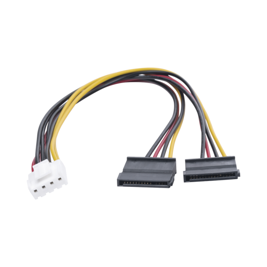 Cable doble de corriente SATA Hikvision 101-502-385 para DVRS Epcom / Hikvision