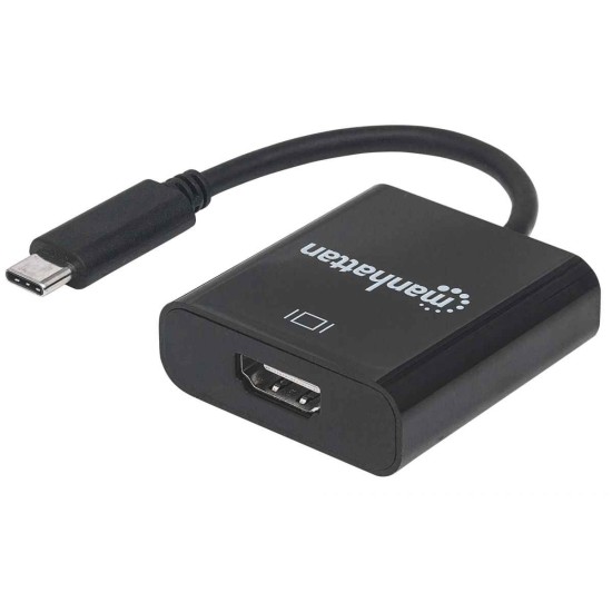 Convertidor Manhattan USB-C 3.1 Macho a HDMI Hembra, 151788