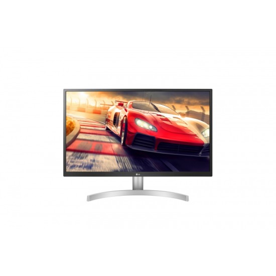 Monitor 27" LG 27UL500-W Gamer/ IPS/ 4K/ UHD/ 3840X2160/ 5MS/ HDMI/ DP/ 60HZ/ Blanco/ LED