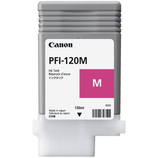 Tanque de Tinta Canon PFI-120 Magenta 130ML, 2887C001AA