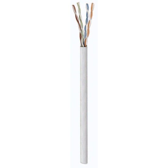 Bobina cable UTP de red Intellinet Cat5E 100% cobre rollo 305m, blanco, 333078