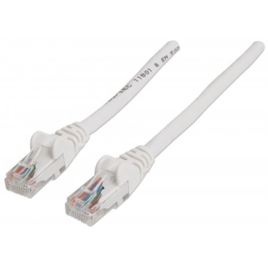 Cable de red categoría 6 color blanco de 1.5 mts Intellinet 341950