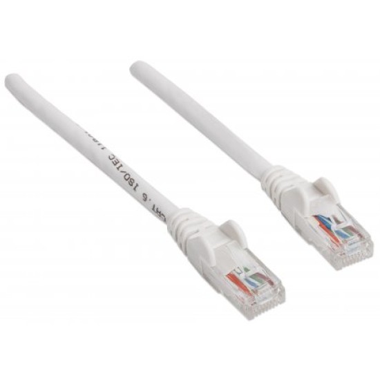Cable de red categoría 6 color blanco de 2.0mts Intellinet 341967