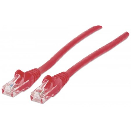 Cable de red categoría 6 color rojo de 1.5 mts Intellinet 342155