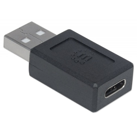 Adaptador USB 2.0 de Tipo C-Hembra a Tipo A-Macho Manhattan 354653