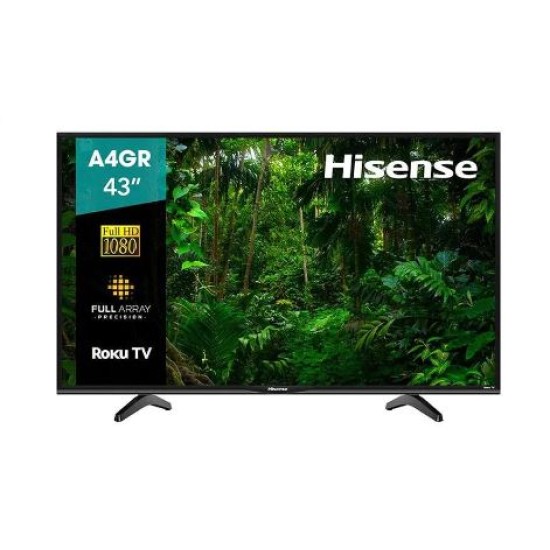 TV Led 43" Hisense 43A4GR FHD/ Smart TV Roku/ WI-FI/ Control APP Smartphone/ HDMI/ USB