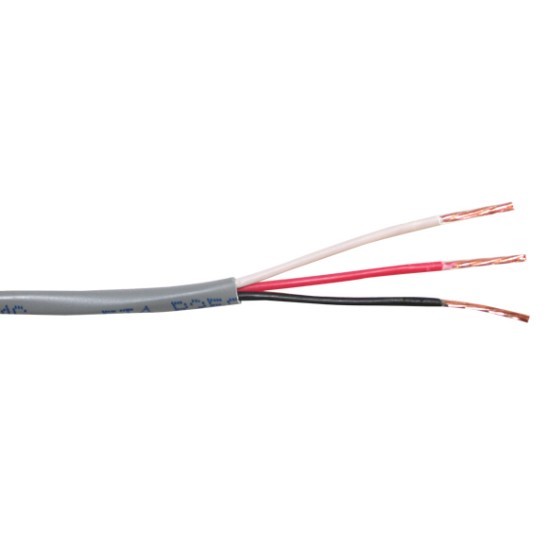 Bobina cable de audio Belden 5301UE 3C/18W Riser gris 305 metros