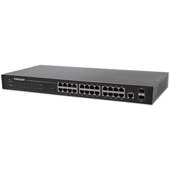 Switch Intellinet Gigabit Ethernet 560917 10/100/1000MBPS con 24 Puertos
