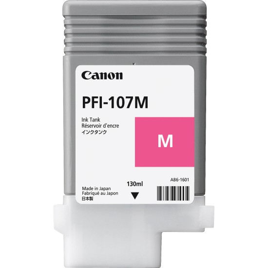 Tanque tinta Canon PFI-107M magneta, 6707B001AA