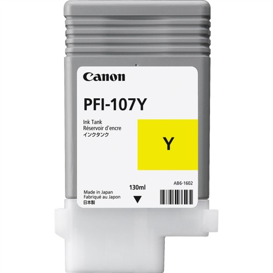 Tanque Tinta Canon PFI-107Y amarillo, 6708B001AA