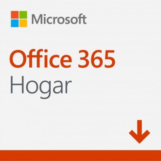 Microsoft ESD Office 365 Home Multilenguaje Suscripción Anual, 6GQ-00088