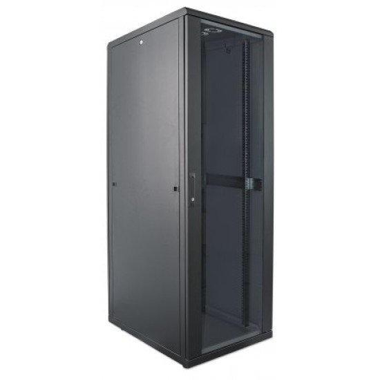 Gabinete rack cerrado 19" 26U puerta cristal 600X800, 713108