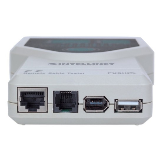 Probador de Cables de Red Intellinet 780094, RJ45/ USB/ BNC/ Firewire