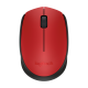 Mouse inalámbrico Logitech M170 color rojo, 910-004941 receptor mini