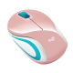 Mini mouse inalámbrico Logitech M187 color rosa 910-005364