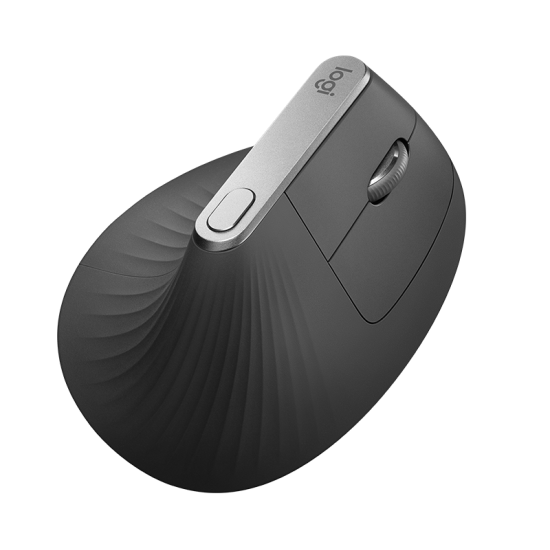 Mouse inalámbrico vertical Logitech MX, gris, 910-005447