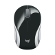Mini mouse inalámbrico Logitech M187 negro/blanco 910-005459