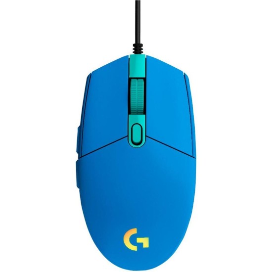 Mouse Gaming Logitech G203 Lightsync Color Azul, 8000 DPI, RGB, 910-005795
