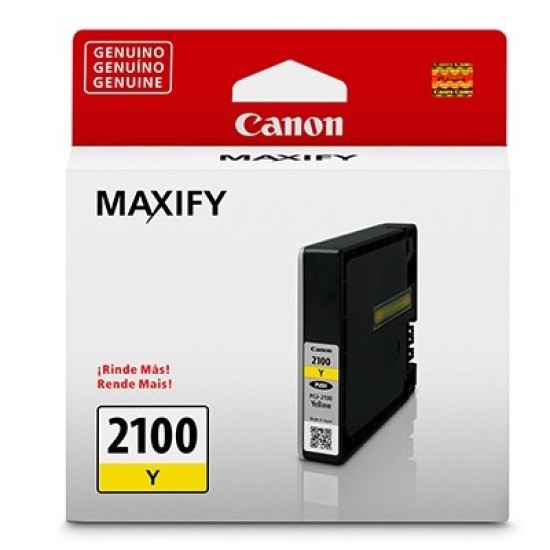 Cartucho de tinta Canon PGI-2100C amarillo 1,000 paginas