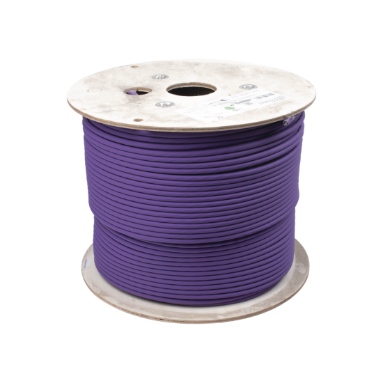 Bobina De Cable U/Utp Siemon De 4 Pares Z-Max Cat6a Ls0h Color Violeta 305m, 9c6l4-A5