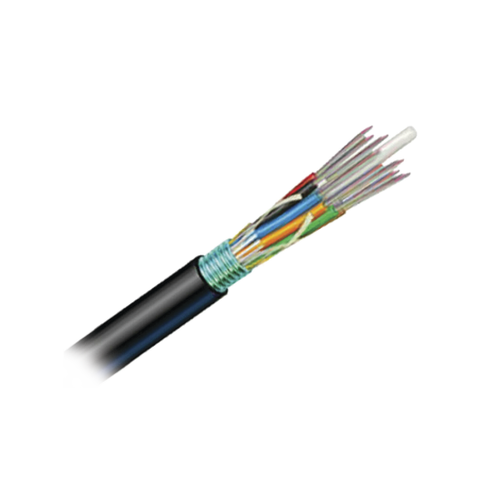 Cable de Fibra Óptica 6 hilos, OSP (Planta Externa), Armada, Gel, HDPE (Polietileno de alta densidad), Multimodo OM3 50/125 Optimizada, 1 Metro, 9PF5C006D-T301A