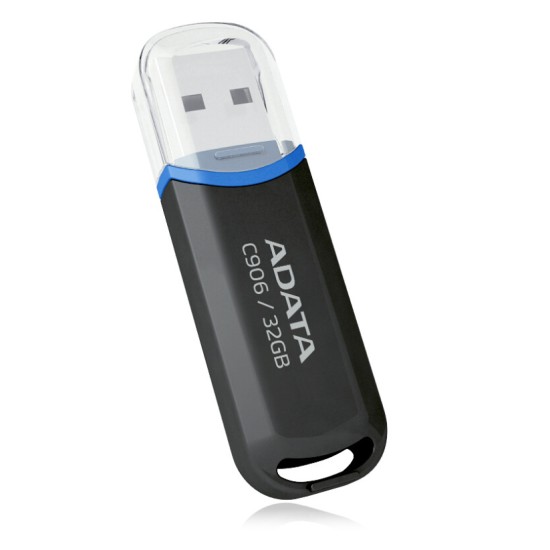 Memoria USB 32GB Adata AC906-32G-RBK color negra